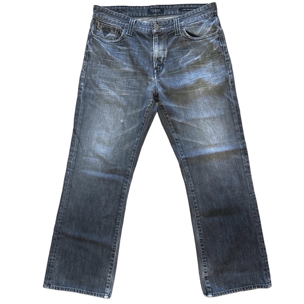 GUESS ⭐ Men’s Vintage Cliff Relaxed Bootcut Jeans | Size 34x30 👖✨